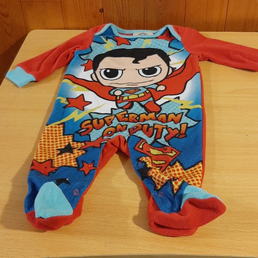 💜4/$20💜 Superman Fleece Sleeper